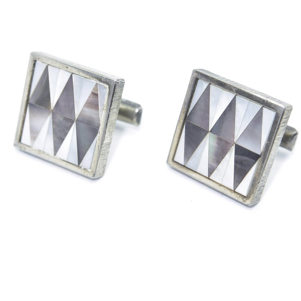 Sterling 20 mm Square Cufflinks